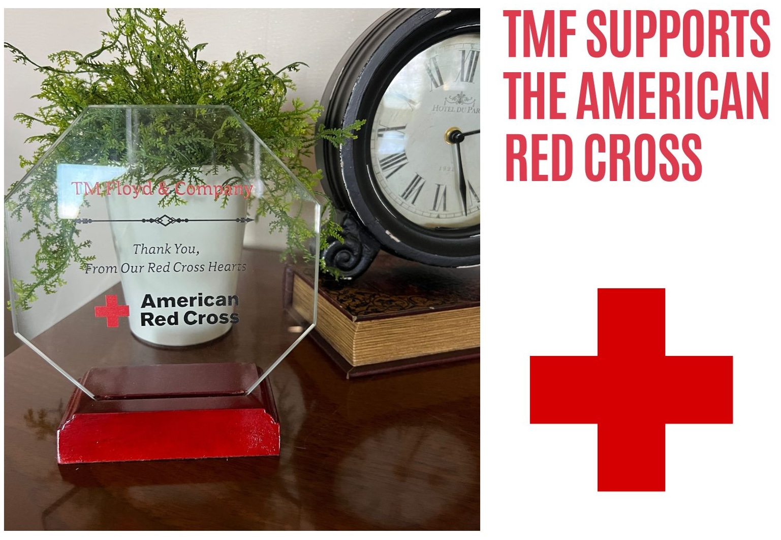 Image showing TM Floyd supports the Red Cross